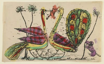 Animal Scene by Persian School